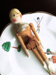 他の写真1: 小さなペグドール　オランダ人形　人形の家　アンティーク 　１１ｃｍ　ウッデンドール 