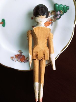 画像5: 小さなペグドール　オランダ人形　人形の家　アンティーク 　１１ｃｍ　ウッデンドール 
