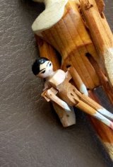 とてもとても小さいペグドール　ドールハウス　指先サイズ　　