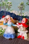 赤ずきんちゃんと狼　ミニチュア３点セット
