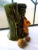 画像2: シルバックのりす　英国　SylvaC　花瓶　 フラワーベース　グリーン (2)