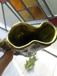 他の写真1: シルバックのりす　英国　SylvaC　花瓶　 フラワーベース　グリーン