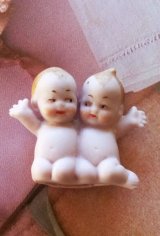 ふたごちゃん　ミニチュアビスク　ツインベビー　オールビスク　 ３，４cm　B