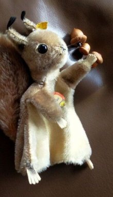 他の写真1: 指人形 　　りすのパペット  　 HOPSI  　シュタイフ　６０年代　 ALL ID