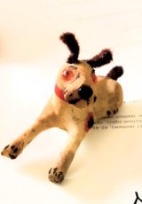  ぶち模様のわんこ　７ｃｍ　ジャーマンアニマル