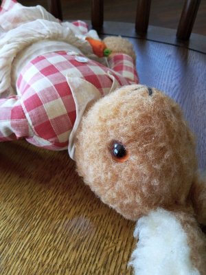 画像3: 足長うさぎさん   チャドバレー    エプロン姿のヴィンテージラビット  from ENGLAND