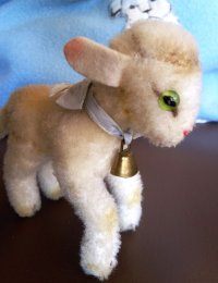 緑の目をした子羊　LAMBY　１０ｃｍ　シュタイフ　