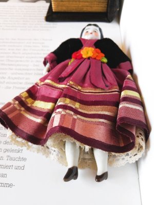 画像3: 小さいサイズのチャイナヘッドドール　アンティーク　人形遊び　ドールハウス　１２，５ｃｍ