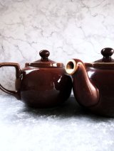 ティーポット　英国　デンビー社　ブラウンベティ　４CUP