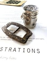  銀のバックル  ＆ シンブルホルダー　ヴィンテージ　コレクション　アソート　　　