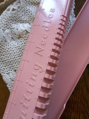 画像5: ニードルケース ＆ 編み針　ベビーピンク　ベークライト　英国　