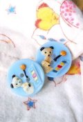 木琴 を演奏する スーティーSOOTYボタン　ライトブルー２個セット 　１、７ｃｍ      