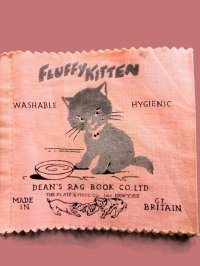 布絵本　灰色仔猫さん　ディーンズ　ラグブック　CLOTH BOOK　from ENGLAND