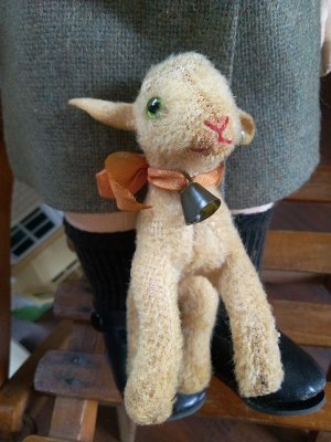 画像3: 緑の目をした子羊　LAMBY　１０ｃｍ　シュタイフ　