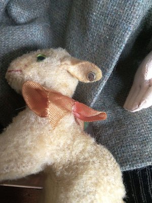 画像2: 緑の目をした子羊　LAMBY　１０ｃｍ　シュタイフ　