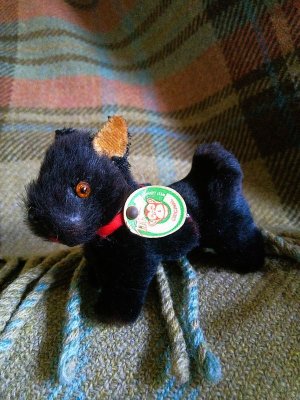 画像2: 小さなスコティッシュテリア　WAGNER　ハンドメイド　お猿さんのラベル　