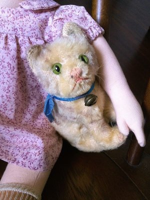 画像1: お座り猫さん　SUSI　シュタイフ　キャット　１２ｃｍ