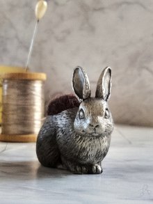 他の写真2: ウサギの針さし　ピンクッション　針山　ソーイング　