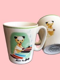 スーティーのマグカップ　木琴演奏中　SOOTY　BEAR 　from LONDON 