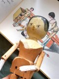 ペグドール　オランダ人形　３０ｃｍ　人形の家　アンティークのウッデンドール 