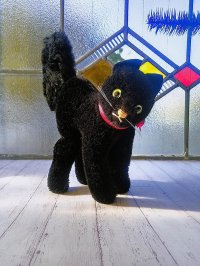 緑の目の黒猫さん 　ハーマン　１３ｃｍ　ジジ