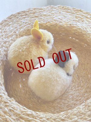 画像3: HAPPY PRICE！　シュタイフのパンダうさぎ　４ｃｍ　毛糸玉　WOOL　ポンポンラビット