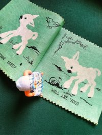 布絵本　こひつじ　ディーンズ　ラグブック　CLOTH BOOK　from ENGLAND