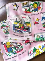 スーティーのはぎれ　ヴィンテージファブリック　英国　SOOTY