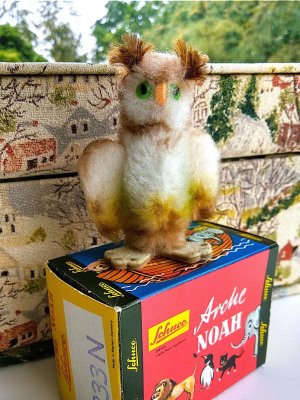 画像1: 小さなミミズク　ノアの箱舟シリーズ　シュコー　オリジナルボックスつき