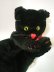 画像4: 黒猫の指人形　シュタイフ　ハンドパペット　 (4)