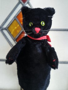 他の写真3: 黒猫の指人形　シュタイフ　ハンドパペット　