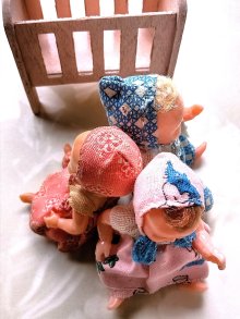 他の写真2: 眠り目ベビー　３体セット　スリーピングアイ　ミニチュアドール　