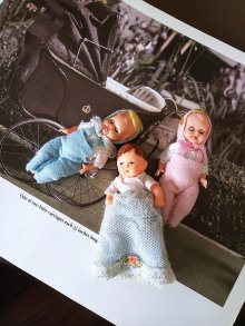 他の写真2: 眠り目ベビー　ヴィンテージ　ドールハウス　３体セット　アリ ドール　ミニチュア