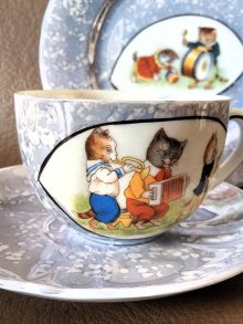 他の写真2: 仔猫のカップ＆ソーサー　トリオ　ナーサリーウェア　ジャーマンアンティーク　B