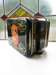 他の写真3: シンガーミシン　ヴィンテージのスチール缶　ハンドルつき　裁縫コレクション　収納　