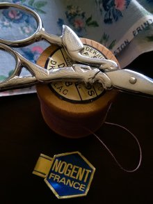 他の写真3: ハサミ　きつねとつる　イソップ童話　フランス　NOGENT　