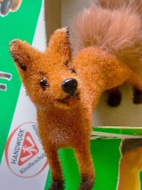森の動物　キツネ　ワグナー社　WAGNER　ミニチュア