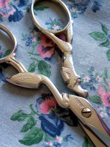他の写真2: ハサミ　きつねとつる　イソップ童話　フランス　NOGENT　
