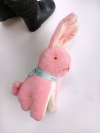 レトロなうさぎ　さくら色　海を渡ったジャパンラビット　１１ｃｍ