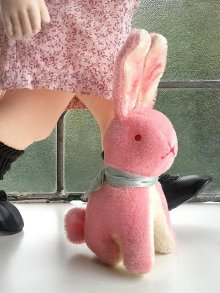 他の写真3: レトロなうさぎ　さくら色　海を渡ったジャパンラビット　１１ｃｍ