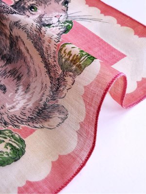 画像2: リスのハンカチ　ヴィンテージ　ピンク　ヴィンテージコレクション