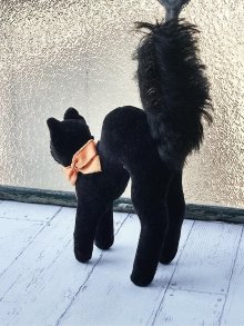 他の写真2: ベルベットの黒猫　目が点になってるトムキャット　シュタイフ　８，５ｃｍ　