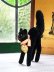 画像4: 目が点になってるベルベットの黒猫　トムキャット　シュタイフ　８ｃｍ (4)