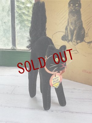 画像5: 目が点になってるベルベットの黒猫　トムキャット　シュタイフ　８ｃｍ