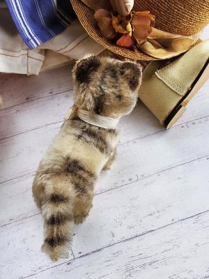 画像4: 猫のTUBBY 　ピスタチオグリーンのガラス目　シュタイフ　キャット
