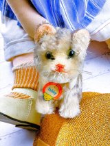 猫のTUBBY 　ピスタチオグリーンのガラス目　シュタイフ　キャット