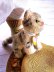 画像2: 猫のTUBBY 　ピスタチオグリーンのガラス目　シュタイフ　キャット (2)