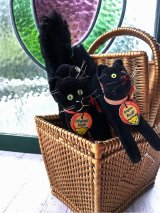 ベルベットの黒猫　トムキャット　シュタイフ　１０ｃｍ　