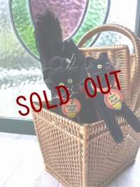 ベルベットの黒猫　トムキャット　シュタイフ　１０ｃｍ　