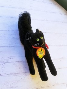 他の写真2: ベルベットの黒猫　トムキャット　シュタイフ　１０ｃｍ　